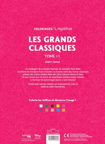 Coloriages mystères Disney - Les Grands classiques Tome 11 WoodArtSupply