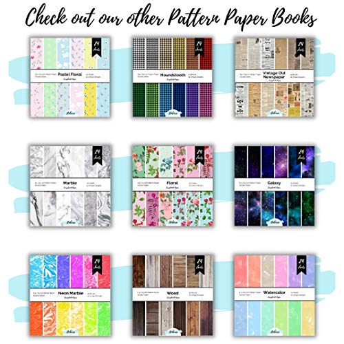 Wood Grain Scrapbook Paper: Pattern Paper Double Sided Craft Paper for Card Making, Origami, Art Craft Projects and Scrapbook Journal 24 Paper Craft Sheets WoodArtSupply