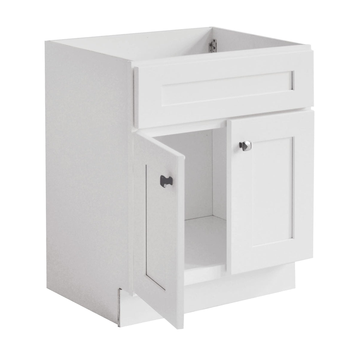 Design House Brookings 30 Inch Bathroom Vanity, Ready to Assemble, Solid Wood, Sherwin Williams® White, 586941 Design House