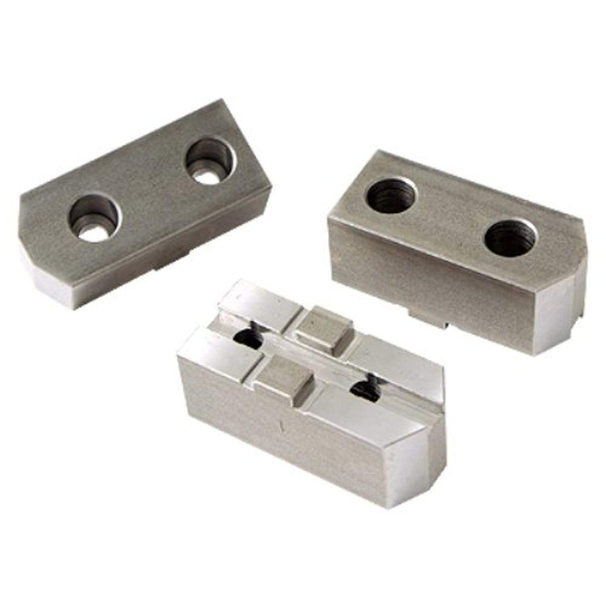 TAIKI 3900-4758 3 Piece American Standard Tongue and Groove Soft Steel Jaw Set, 8" Chuck Size HHIP