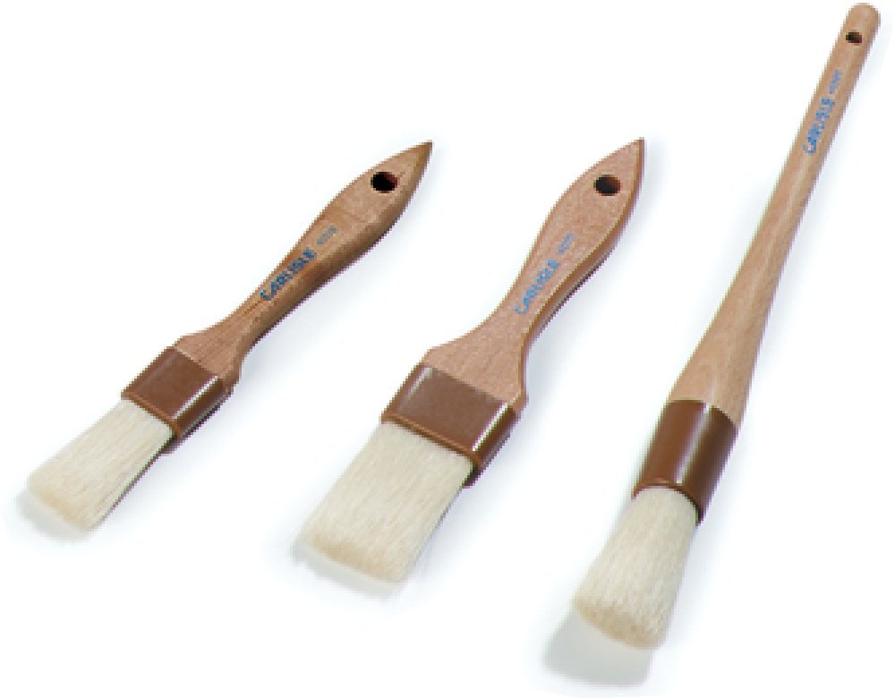 SPARTA 4038000 Boarhair Round Brush, Ergonomic Shape With Studry Wood Handle, 1 Inch, Brown SPARTA