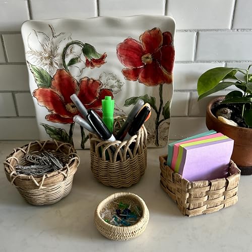 Traditional Craft Kits - Beginner Basket Kit - Set of Four: Coil, Plaited, Twined, Wicker Traditional Craft Kits