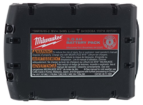 Milwaukee 48-11-1828 M18 XC RED LITHIUM 18-Volt Lithium-ion Cordless Tool Battery ( 2 pack ) Milwaukee