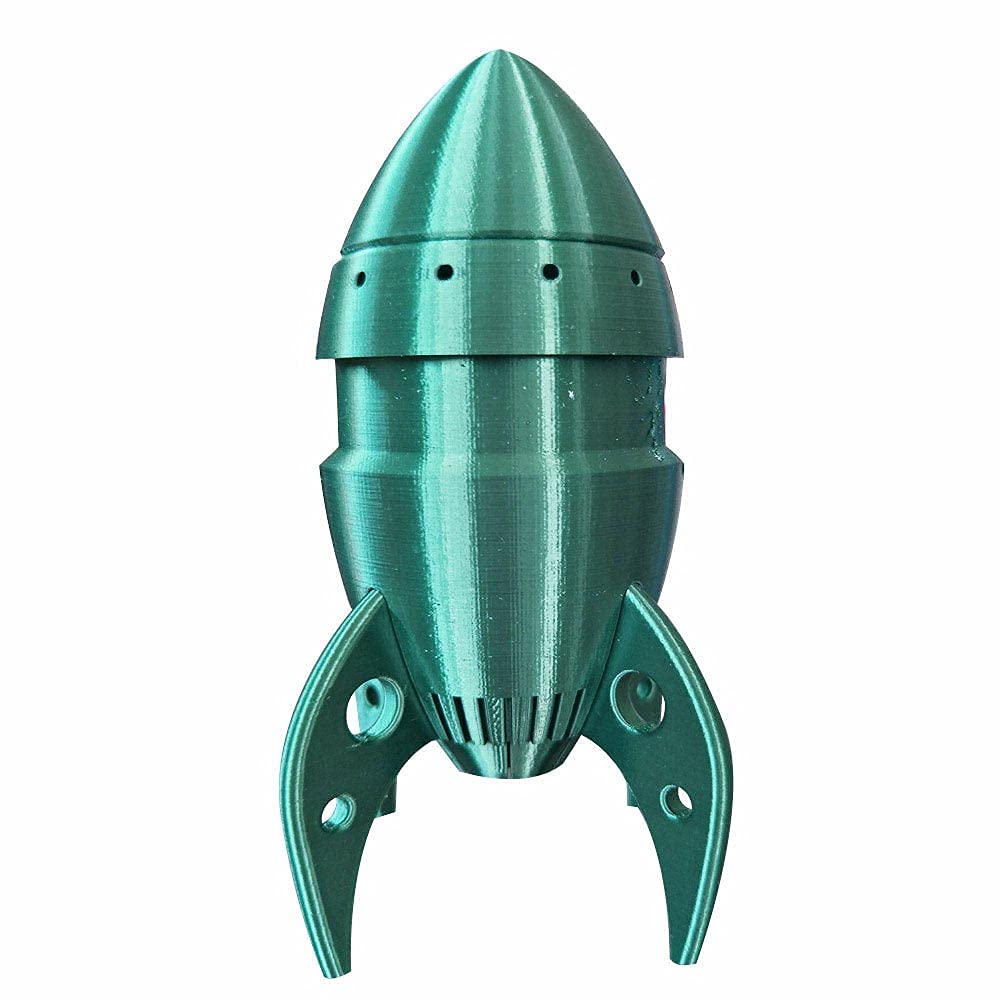 Shiny Silk Green PLA Filament 1.75 mm 3D Printer Filament 1KG 2.2LBS Spool 3D Printing Material Shine Silky Shiny Metal PLA CC3D Silk PLA Metallic Sage Green Color CC3D