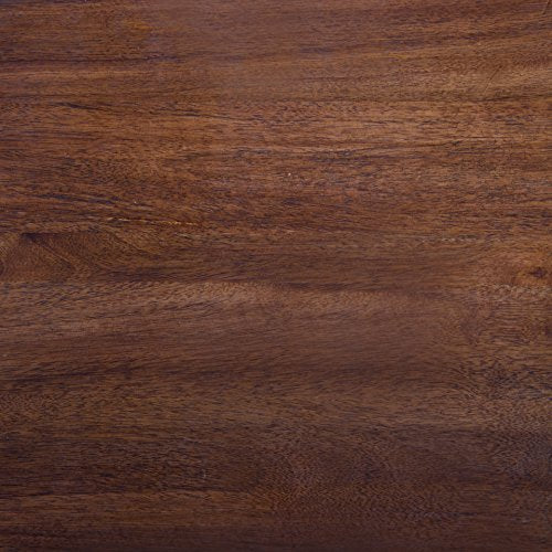 SIMPLIHOME Skyler SOLID MANGO WOOD and Metal 18 Inch Wide Rectangle C Side Table in Dark Cognac Brown, Fully Assembled, For the Living Room and SIMPLIHOME