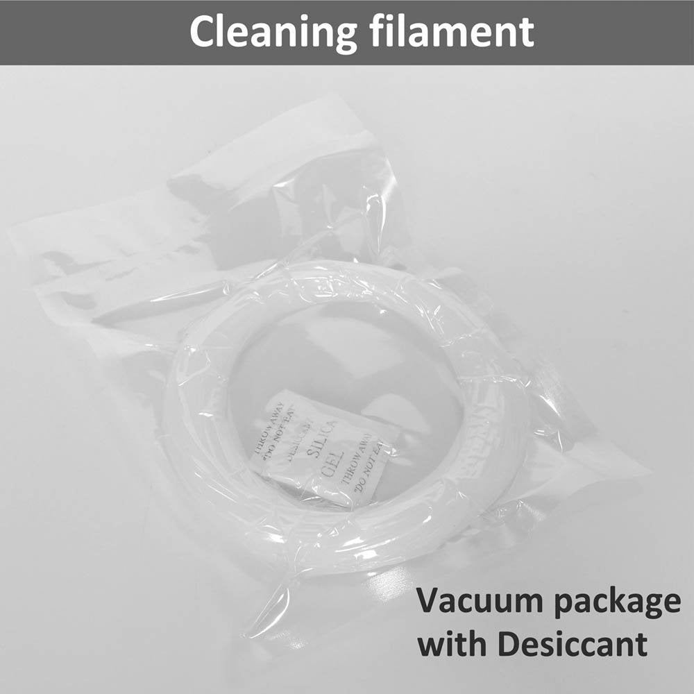 NovaMaker 3D Printer Cleaning Filament 1.75mm Natural, 0.1kg(0.22lb), Dimensional Accuracy +/- 0.05mm, Fit All FDM 3D Printers NovaMaker