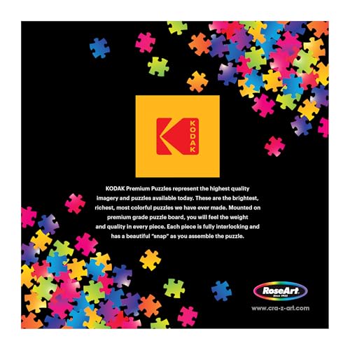 RoseArt - Kodak Premium - Family Beach Vacation - 1000 Piece Jigsaw Puzzle for Adults RoseArt