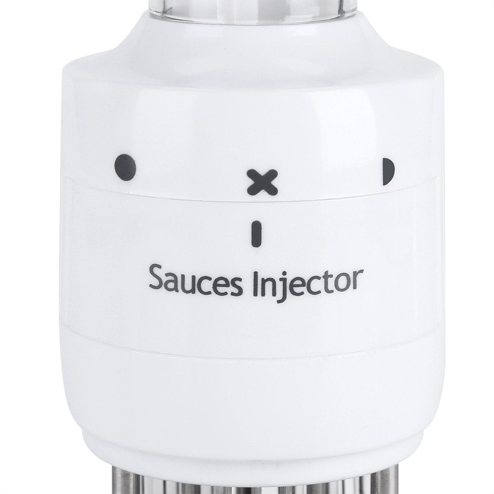 Textured Meat Tenderizer, 304 stainless steel Meat Marinade Tenderizer Needle Injector Steaks Flavor Syringe Cook Kitchen Tool Pomya