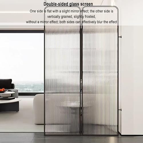 Modern Folding Room Divider Screen, Freestanding Privacy Partition for Decorative Space Separation Generic