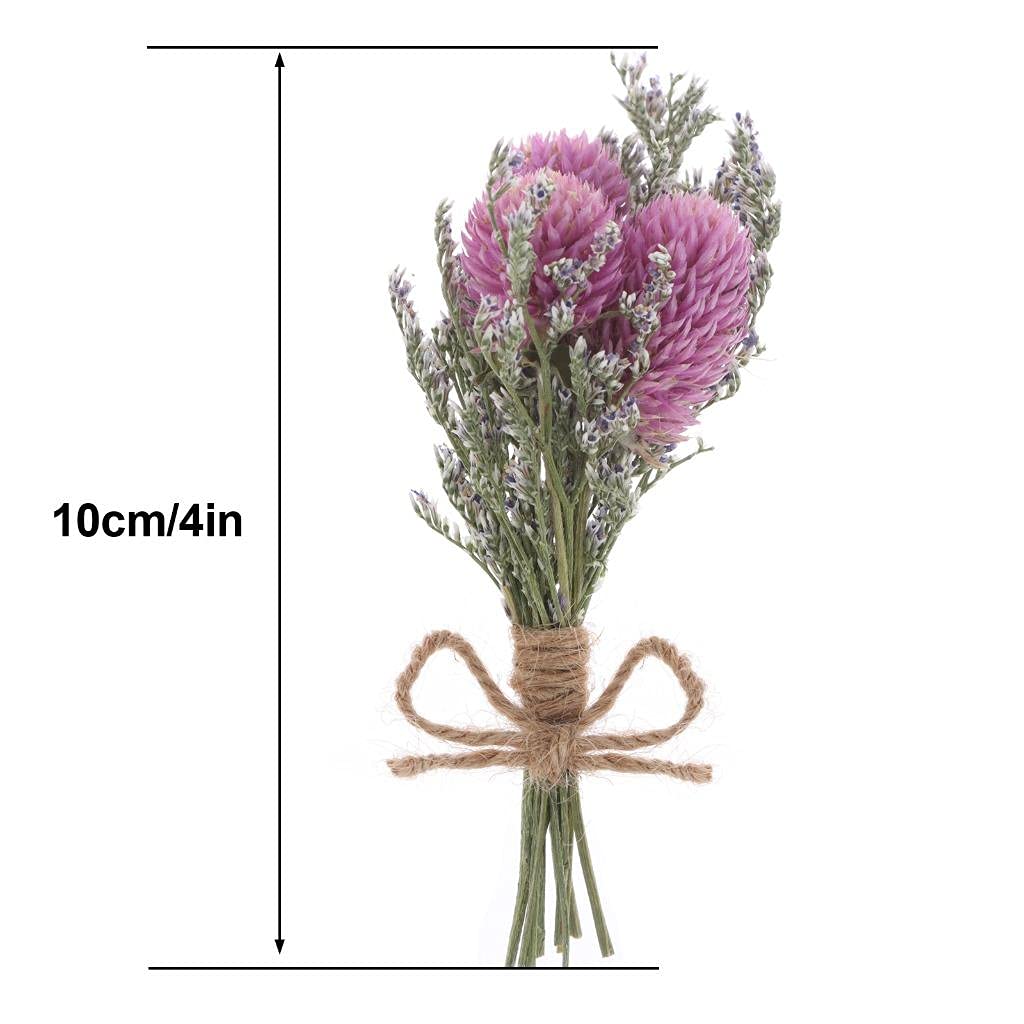 8 Pcs Mini Gypsophila Bouquets Dried Flower Daisy Bundles Dry Flower&Leaves Natural Lagurus Dried Embossing Flower Plant Stem Bunch for DIY Craft,Card Decoration,Photo Props,Home Party&Wedding Decor WWahuayuan