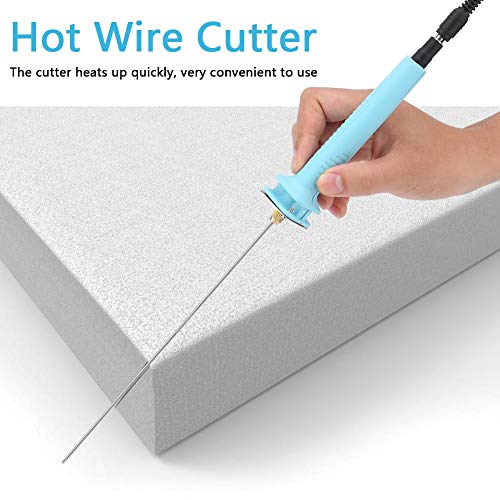 30W 25cm Foam Cutter,Electric Hot Wire Cutter Foam Polystyrene Heat Cutting Engraving Pen 100v-240v(U.S. regulations) Walfront