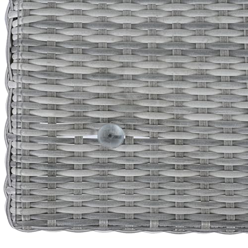 YOPTO 8-Piece Outdoor Furniture Couch Set,Rattan Patio Conversation Sectional Sofa Set with Adjustable Table,Recliners W/Extendable Side Tables & 2 Movable Ottomans,for Patio,Lawn,Backyard,Pool,Beige YOPTO