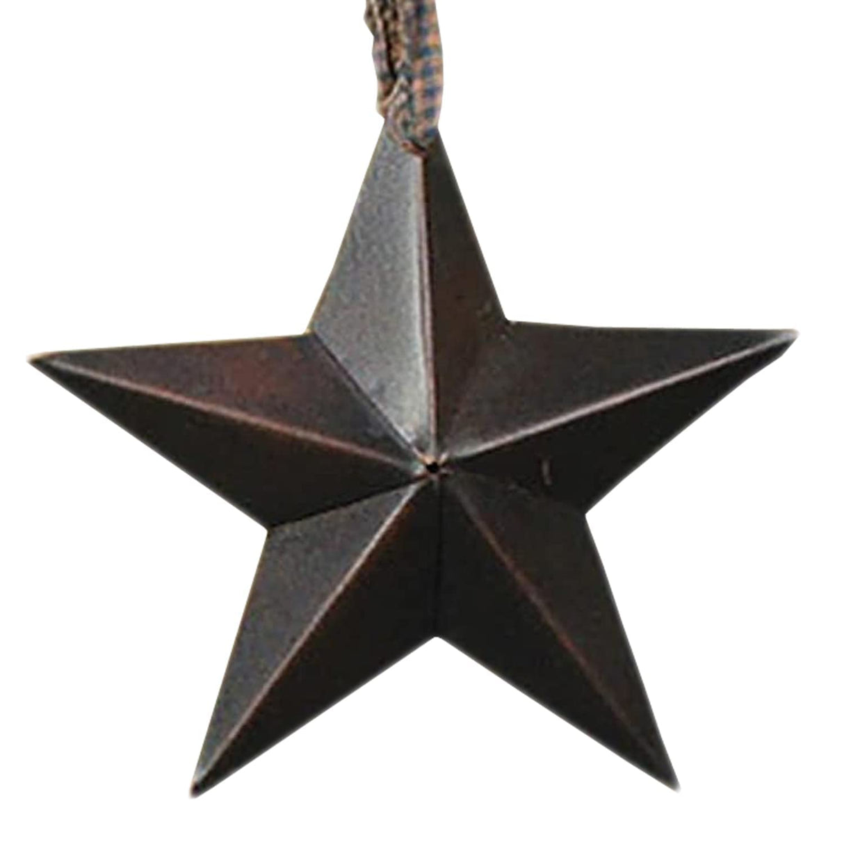 CWI Gifts Metal Barn Star - 5" Galvanized Hanging Star - Farmhouse Wall Decor - Black - 1 CWI Gifts