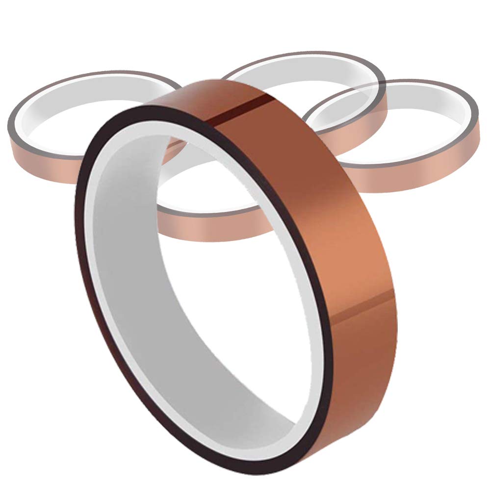 MS WGO 12mm X 33m 108ft Heat Tape Heat Resistant Tape Heat Transfer Tape Thermal Tape High Temp Tape High Temperature Tape Heat Tape for Sublimation for Heat Press No Residue 1Roll MS WGO