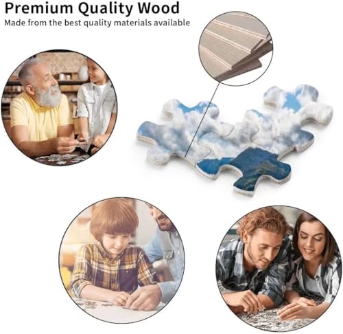 Jigsaw Puzzles City Park Buildings University of Notre Dame Indiana South Bend 1000 Piece Jigsaw Puzzle challenging and Stimulating Puzzle Game Wall Art Unique Gift, Style-14, 1000PCS WoodArtSupply
