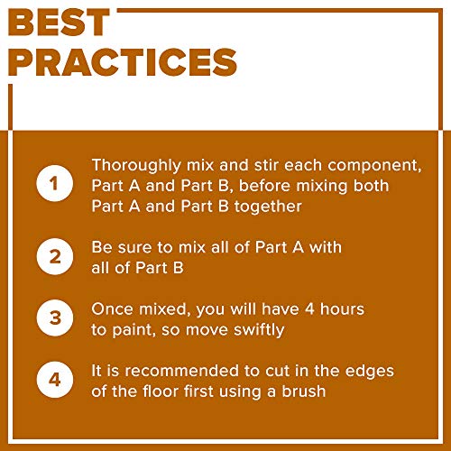 INSL-X EGG310S9A-1K Garage Guard Waterbased Epoxy Semi-Gloss Paint 1 Gallon Kit Showroom Gray INSL-X