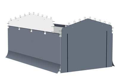 ARROW, Fabric Enclosure Kit for 10 x 15-ft Arrow Carports (Metal carport not included