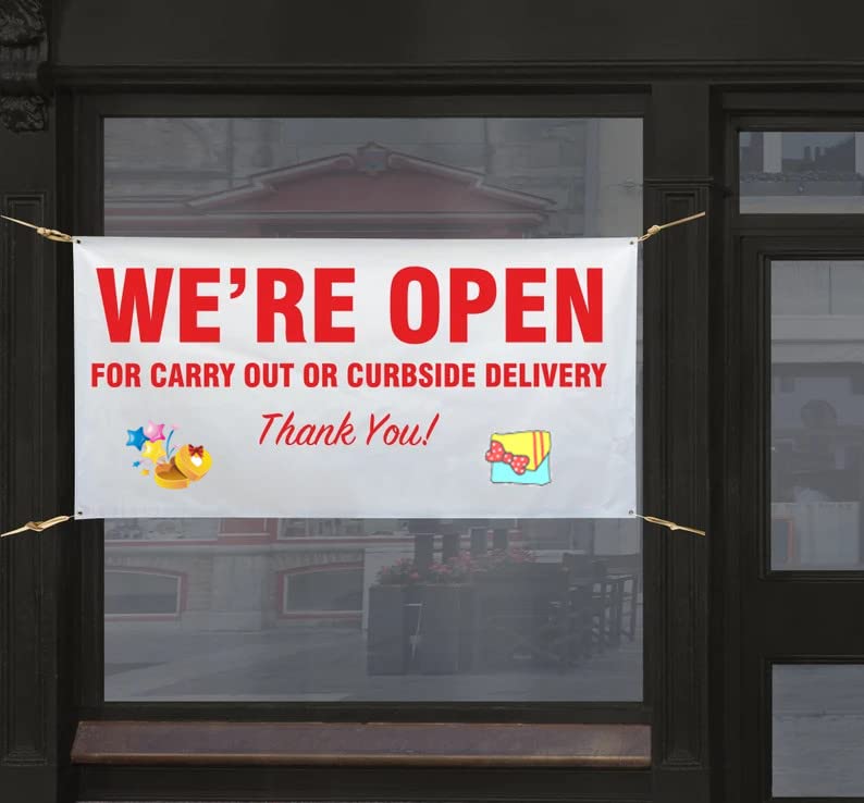 Blank Banners DIY Signs Blank Banner Polyester Oxford Cloth 300D Sublimation Banner with Hanging Rope for Business Office Advertising graffiti Indoor Wall Outdoor White banner (2x4FT 1pack) Jegatoo