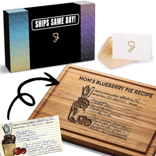 Personalized Handwritten Recipe Cutting Board, Recipe Engraved, Mothers Day Gift, Grandmas Handwriting, Gift For Mom, Grandma, Nana GIFTS TO ENGRAVE