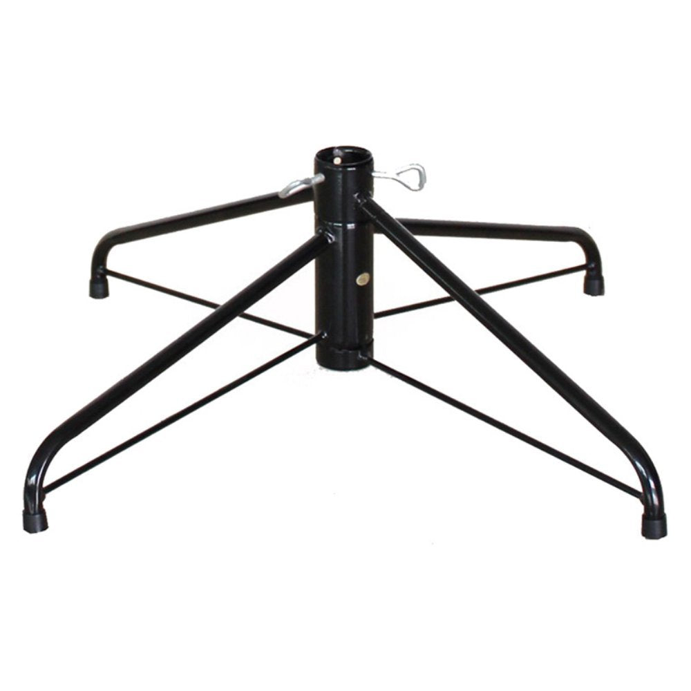 Puleo International 22 inch 6.5 8 Foot Trees 22 in Folding Metal Stand, Black Puleo International