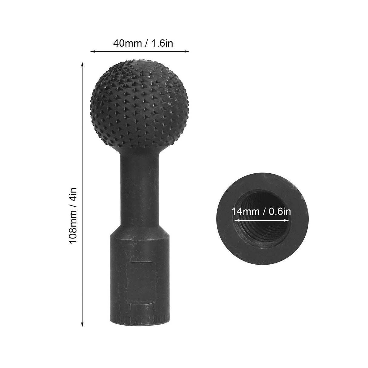 Ball Gouge for Wood Carving, Wood Carving Drill Bit Set Woodworking Ball Grinding Head Grinding Tool Spherical Grinding Head for Woodworking for Engineering Entatial