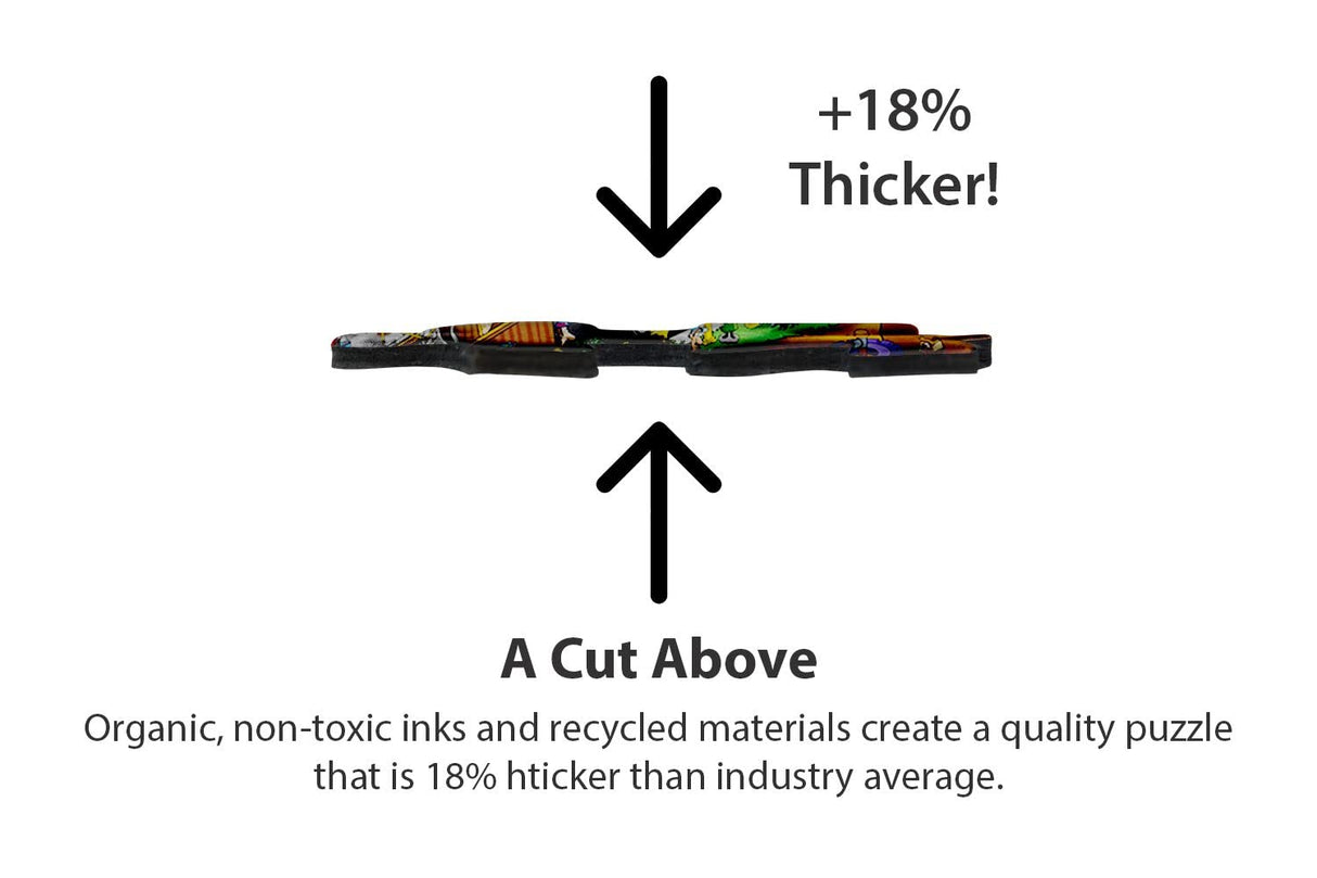 Springbok - Getting Away - 1000 Piece Jigsaw Puzzle- Cartoon Illustration of Transportation to Challenge Your Brain Springbok