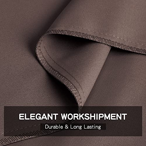 FreshCulture Twin Flat Sheet - Hotel Quality Twin Flat Sheet Only - Brushed Microfiber Top Sheet - Ultra Soft & Breathable - Wrinkle-Free - Easy Care - Single Flat Sheet (Twin, Brown) FreshCulture