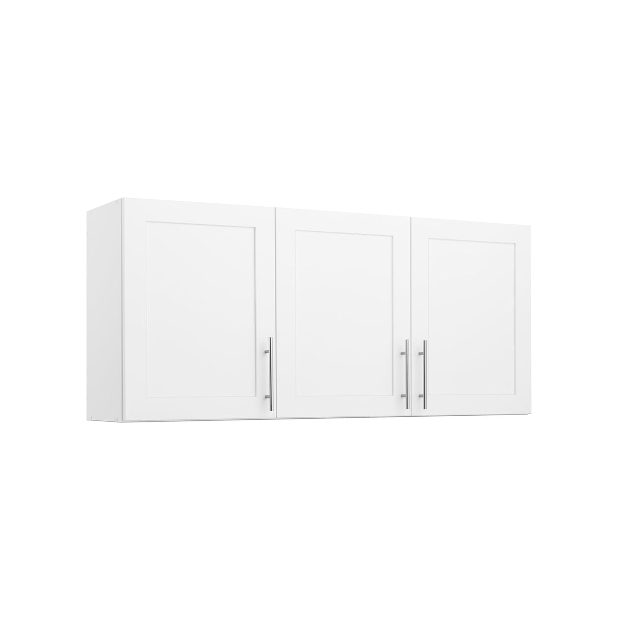 Prepac Elite 54" W Wall Cabinet with Panel Doors, White Storage Cabinet, Bathroom Cabinet, Pantry with 1 Adjustable Shelf 12.75" D x 54" W x 24" H, WSUR-1004-1 Prepac