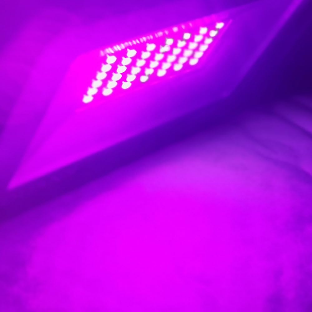 QUANS 110V 4 Pack 20W UV Ultra Violet LED Black Light for Curing Glue, Resin Cure 3D Printer, Blacklight, Fishing Aquarium, Party Supplies, Neon Glow in The Dark, with 3Pong US Plug QUANS