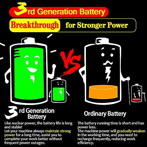 CaliHutt 【Upgrade Li-ion】 18V 3.0Ah Lithium-ion Battery Replacement for Hoover Linx 18V Battery BH50000 302723001 BH50015 BH50010 BH50020 Cordless Stick Vacuum CaliHutt