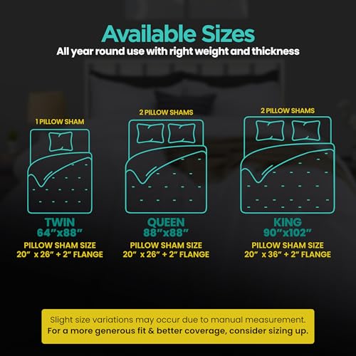 Queen Comforter Set 3 Piece White by Utopia Bedding, Comforters Queen Size, Bedding Comforters Sets, Down Alternative Soft Bed Set, 1 Comforter (88 x 88 inches) 2 Pillow Shams (20 x 26 inches) Utopia Bedding