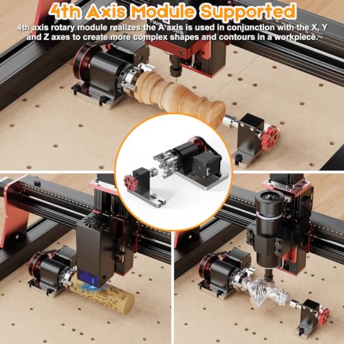 CNC Router Machine TTC450 PRO for Woodworking, Upgraded 3-Axis Milling Machine, GRBL Control CNC Engraving Machine for Wood Acrylic MDF Nylon Carving Cutting OUYANG