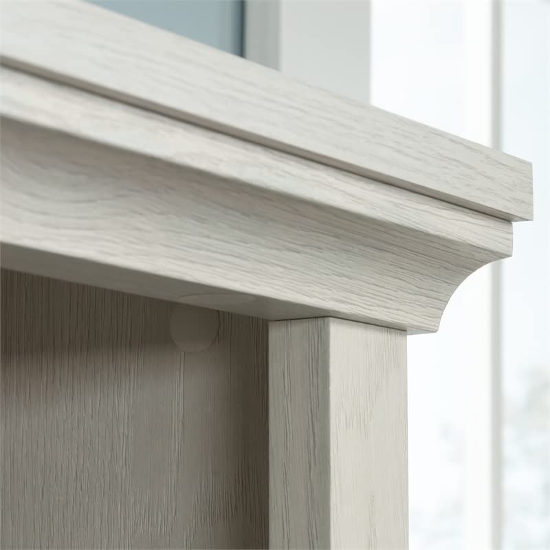 Sauder 5-Shelf Display Bookcase in Glacier Oak Finish Sauder