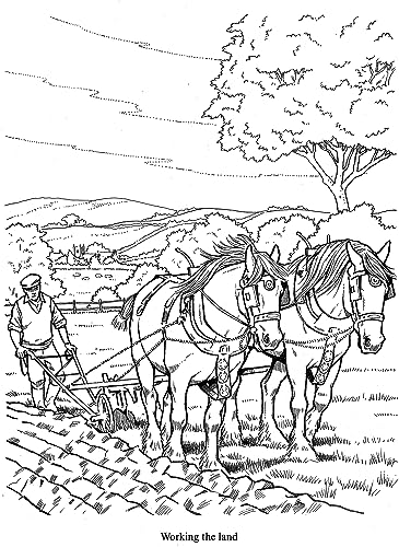 Wonderful World of Horses Coloring Book (Dover Animal Coloring Books) Dover Publications