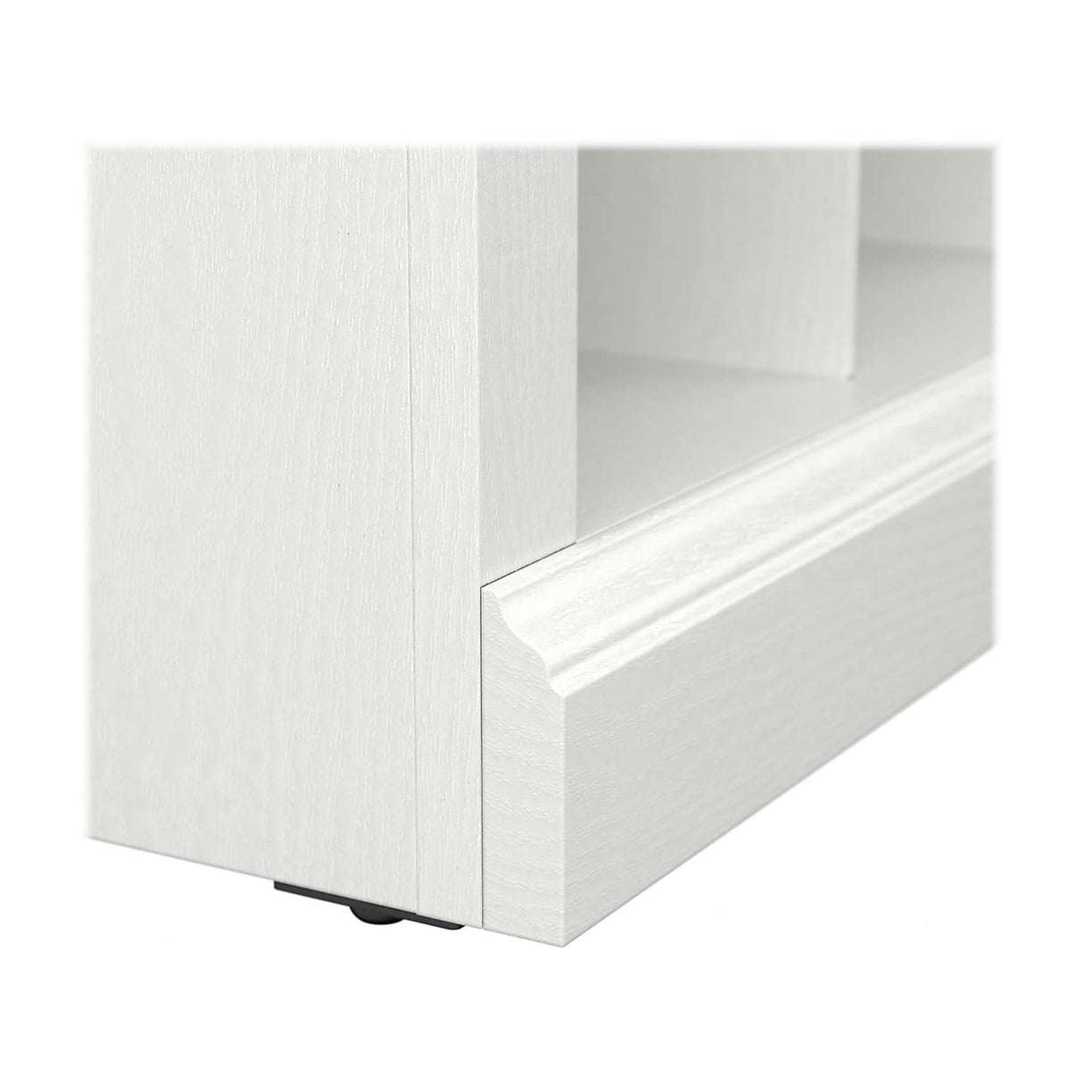 kathy ireland Home by Bush Furniture kathy ireland Home by Bush Furniture Woodland Shoe Storage Bench with Shelves, 40-inch, White Ash (WDS240WAS-03) Bush Business Furniture