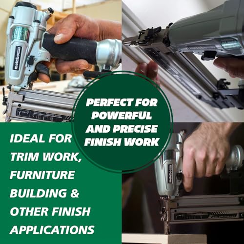 Metabo HPT Pro Brad Nailer Kit, 18 Gauge, High Grade Aluminum Magazine, Accepts 5/8-Inch To 2-Inch Brad Nails, NT50A5 Metabo HPT