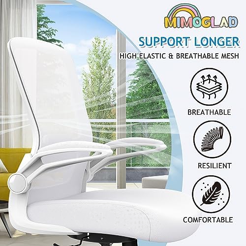 Mimoglad Ergonomic High Back Mesh Office Chair, Adjustable Lumbar Support, Thickened Seat Cushion Mimoglad
