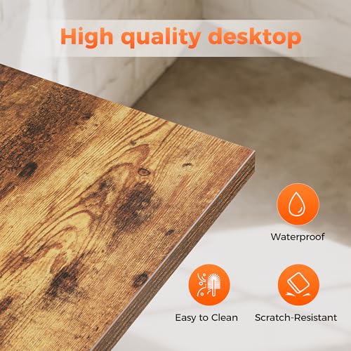 Mericonia Computer Desk 48 X 24 inch, Gaming Desk for Small Spaces, Modern Simple Style Table for Home Office, Study Student Writing Table Mericonia