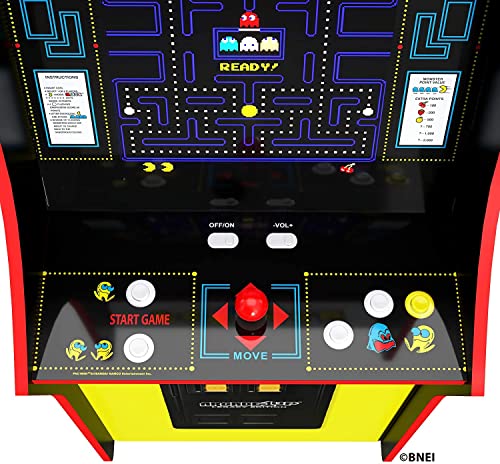ARCADE1UP PAC-Man 12-in-1 Legacy Edition, 4ft ARCADE1UP