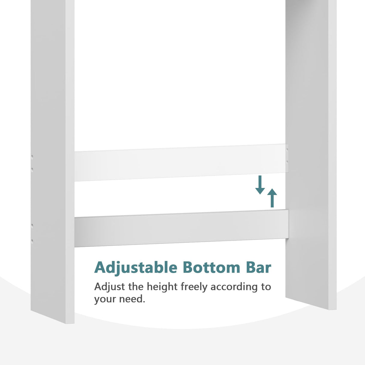 MXARLTR Over The Toilet Storage Cabinet, Over Toilet Bathroom Organizer with Adjustable Shelf and Double Doors, Space Saver Shelf Above Toilet Storage Cabinet (White) MXARLTR