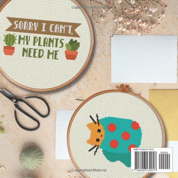 100 Funny Counted Cross Stitch Patterns: Daily Cross Stitch 100 Funny Book WoodArtSupply