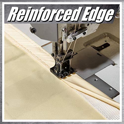 ColourTree 10' x 18' Grey CTADS14 Rectangle Waterproof Sun Shade Sail UPF50 Canopy Awning Shelter, 95% UV Block Water Resistant, Garden Carport Outdoor Patio (We Customize) ColourTree