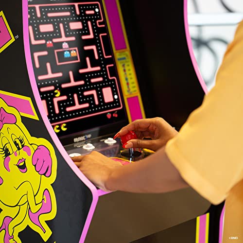 Arcade1Up BANDAI NAMCO Legacy Arcade Game Ms. PAC-MAN™ Edition – Arcade Machine for Home - 14 Classic Games ARCADE1UP