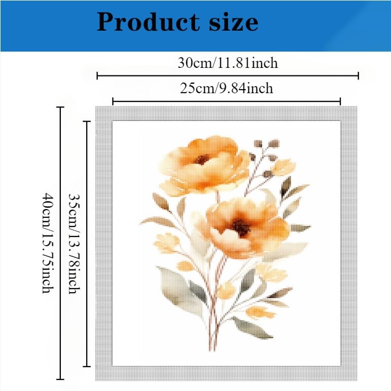 COGNOO Full Drill Diamond Art Kits,gem Art for Adults,Christmas in The Style of Earthy Naturalism,White Background,Storybook Illustration,11.8x15.7 inch COGNOO