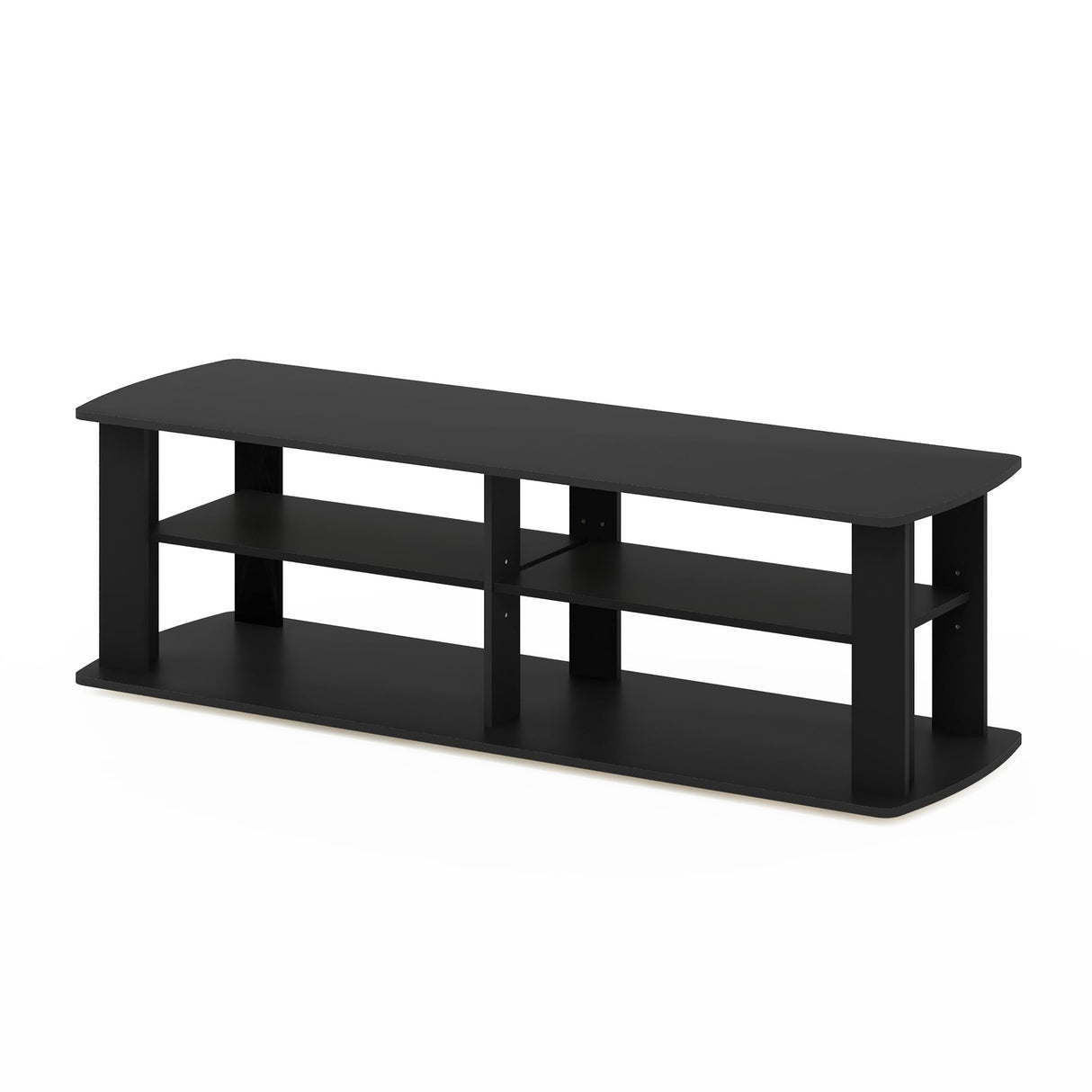 Furinno 11191BK THE Entertainment Center TV Stand, Black Furinno