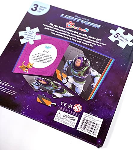 Disney / Pixar Lightyear My First Puzzle Book - Jigsaw Puzzles for kids, 10-page board book, 5 puzzles to enjoy Phidal