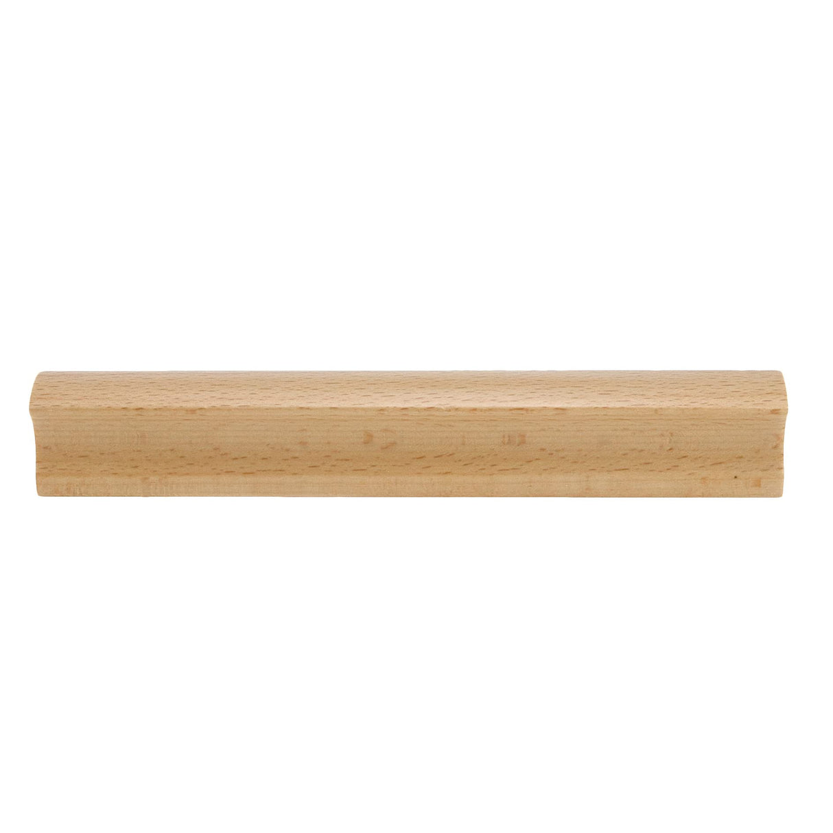 Tighall 6PCS Wooden Simple Drawer Handles, 5" Hole Centers Cabinet Pulls Rectangle Solid Wood Hardware Handles Decorative Furniture Pulls for Dresser Wardrobes (Beech) Tighall