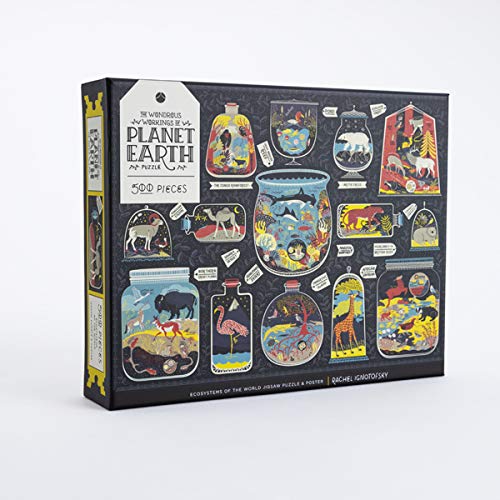 The Wondrous Workings of Planet Earth Puzzle: Ecosystems of the World 500-Piece Jigsaw Puzzle and Poster : Jigsaw Puzzles for Adults and Jigsaw Puzzles for Kids Clarkson Potter