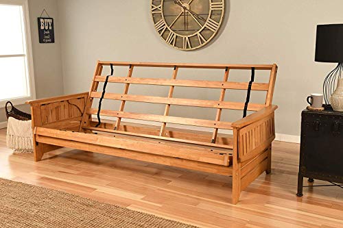 Kodiak Furniture Phoenix Queen Solid Wood Frame with Drawers in Butternut/Brown Kodiak Furniture