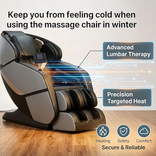 2026 Full Body Massage Chair, Free Dust Cover Included, German Crafted Dual-Core S-L Track Shiatsu Massage Mechanism, 3D Zero Gravity, Heat Therapy, 10 Massage Modes, Tool-Free Installation Yitouch